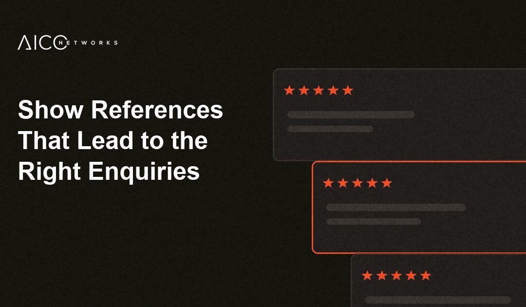 Show References That Lead to the Right Enquiries
