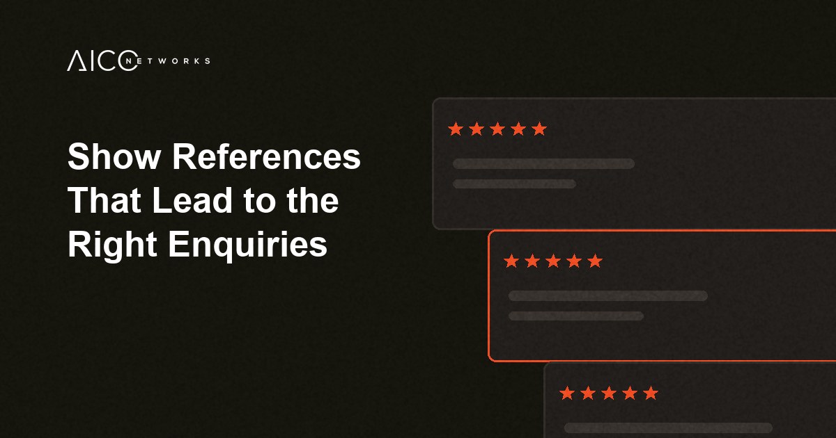 Show References That Lead to the Right Enquiries